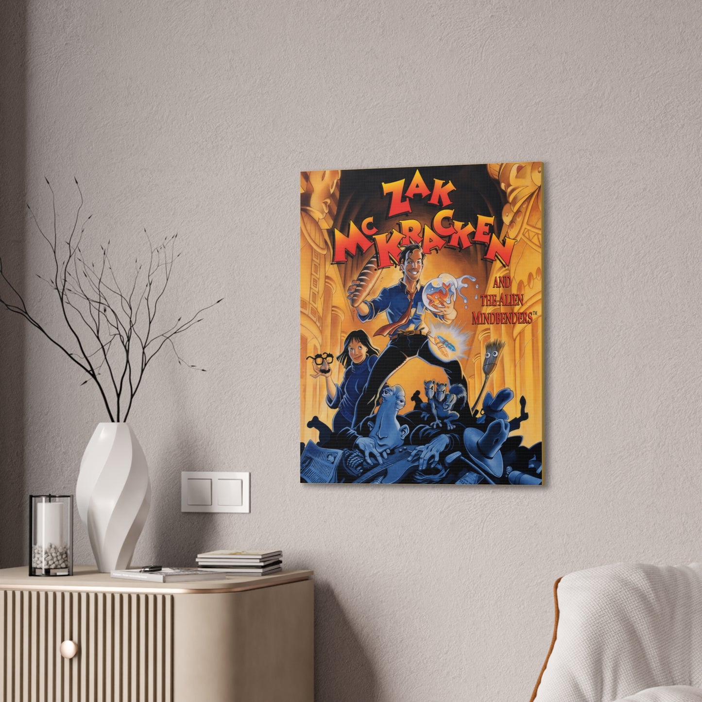 Zak McKracken Poster Canvas