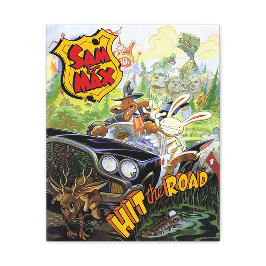 Sam & Max Matte Leinwand, gespannt, 1,25"