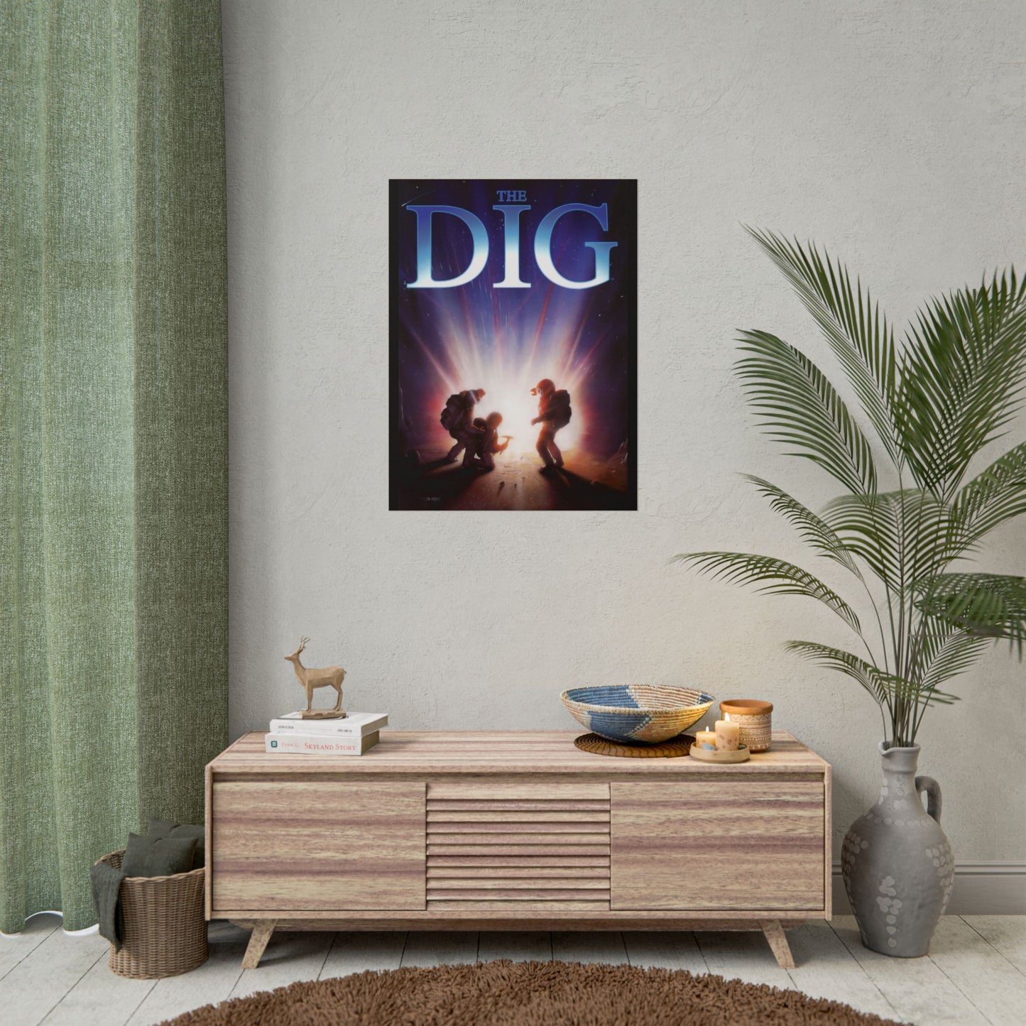 Die Dig Rolled Poster
