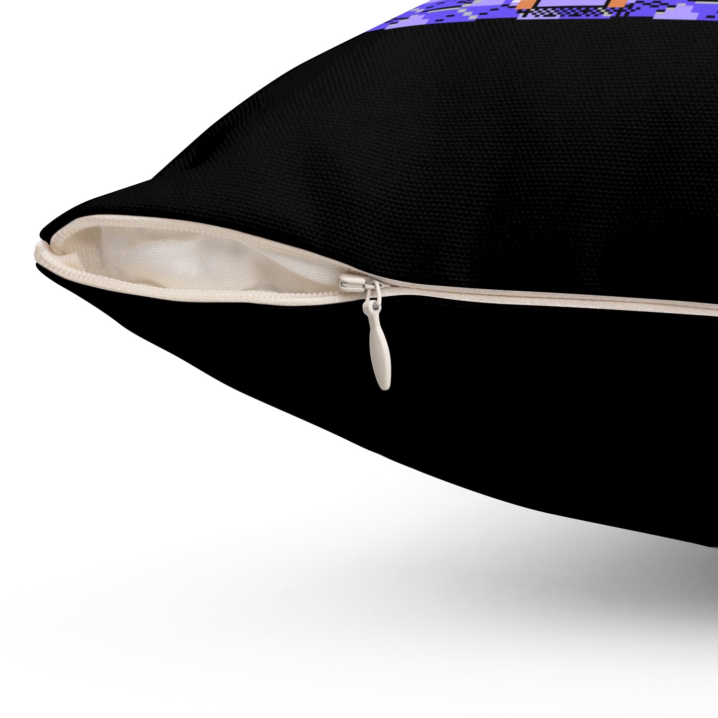 Arkanoid Quadratisches Kissen aus gesponnenem Polyester