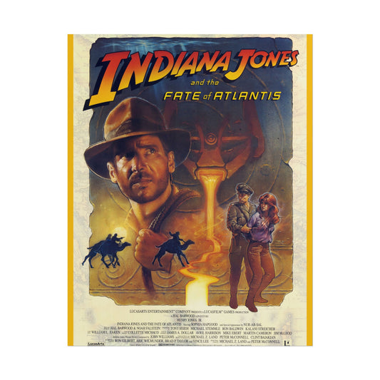 Indiana Jones Faith of Atlantis Gerolltes Poster