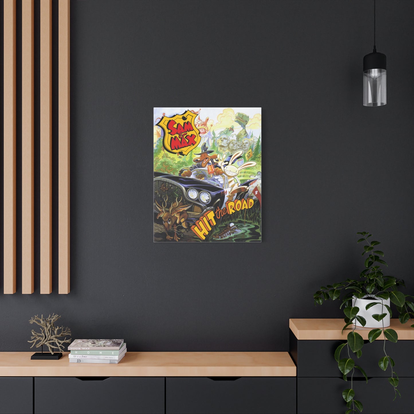 Sam & Max Matte Leinwand, gespannt, 1,25"