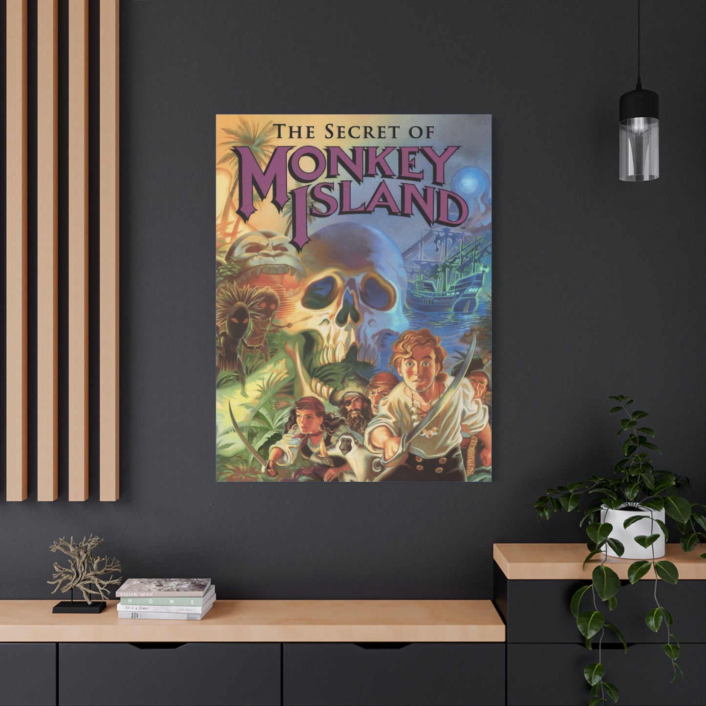 Monkey Island 1 Leinwand