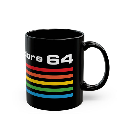 Commodore 64 Schwarze Tasse: 11oz