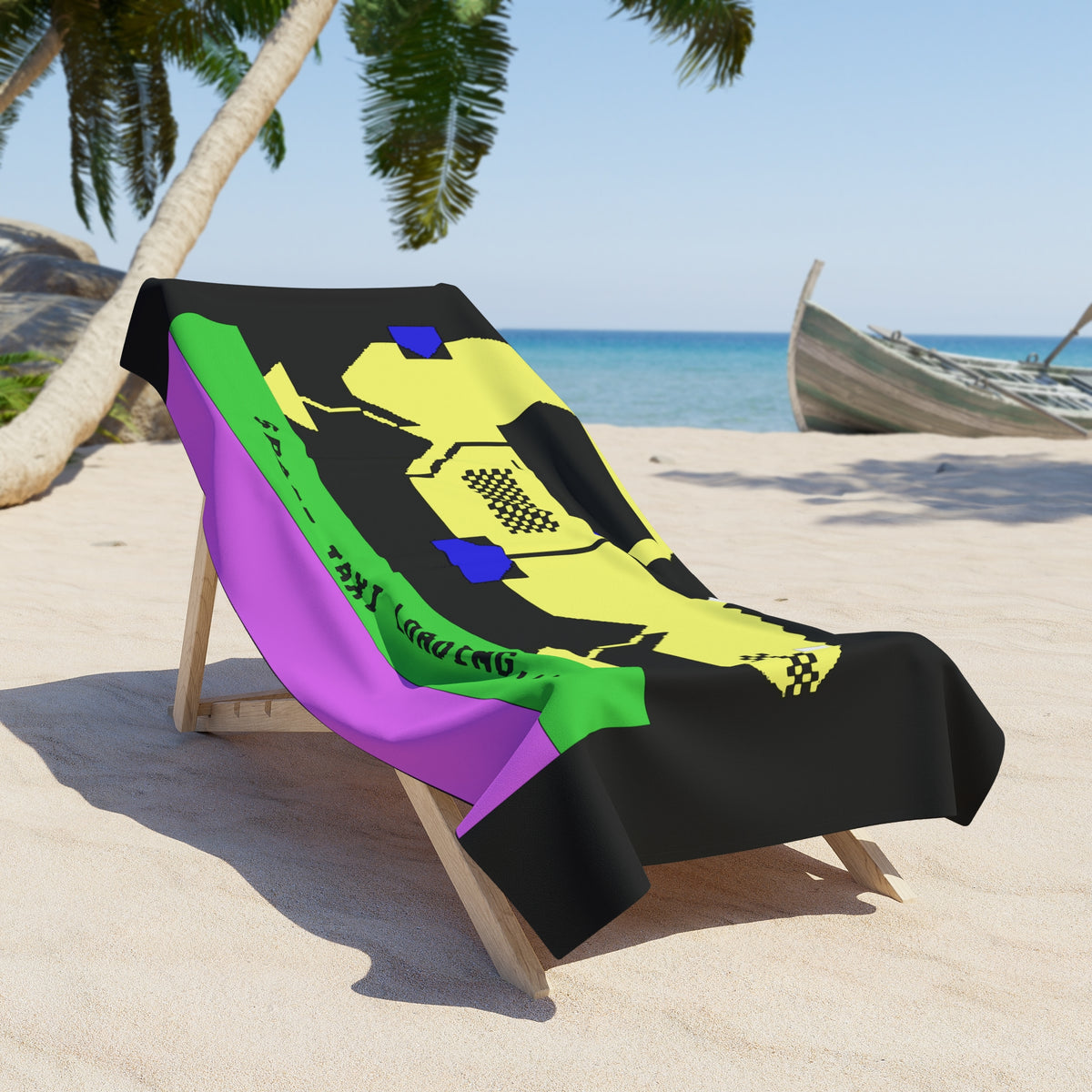 Space Taxi - Handdoek Printify