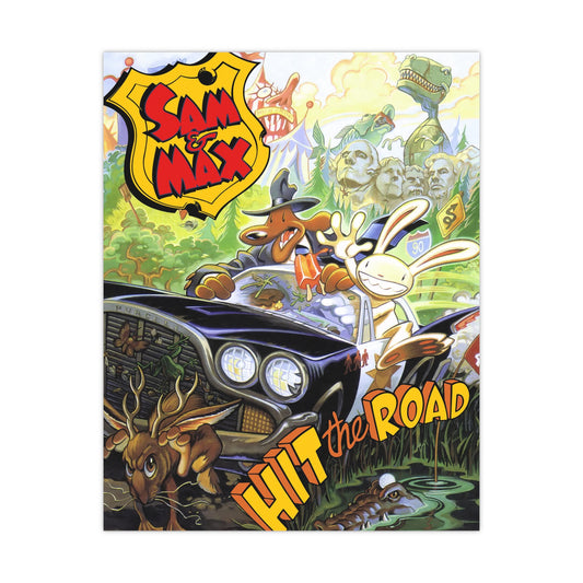 Sam und Max Premium Matte Poster