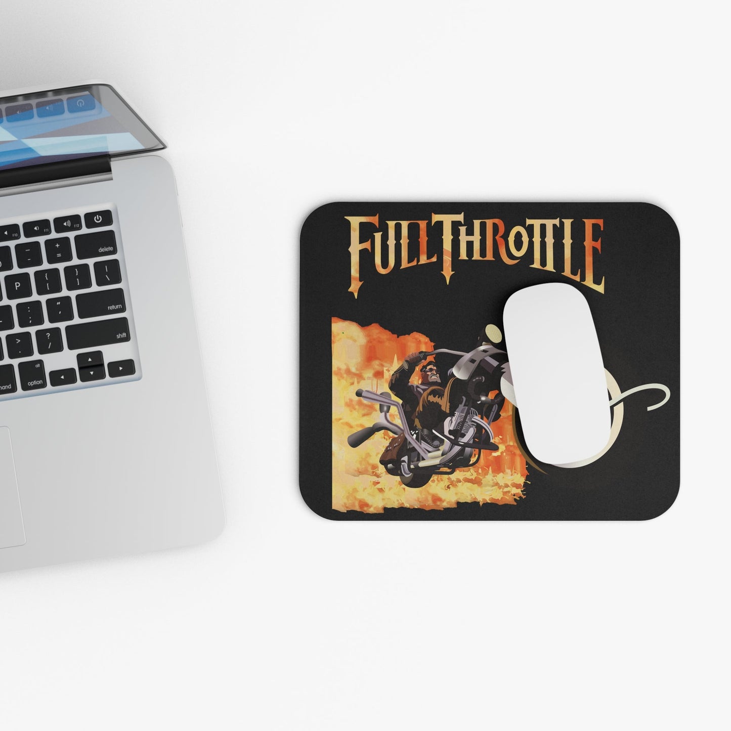 Full Throttle Mouse Pad (Rectangle) Printify