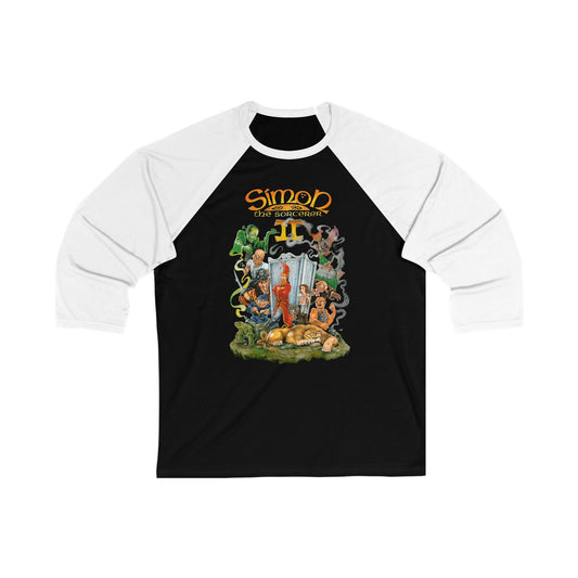 Simon the Sorcerer 2 Unisex 3/4 Ärmel Baseball T-Shirt