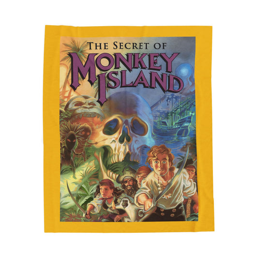 Monkey Island 1 Plush Blanket
