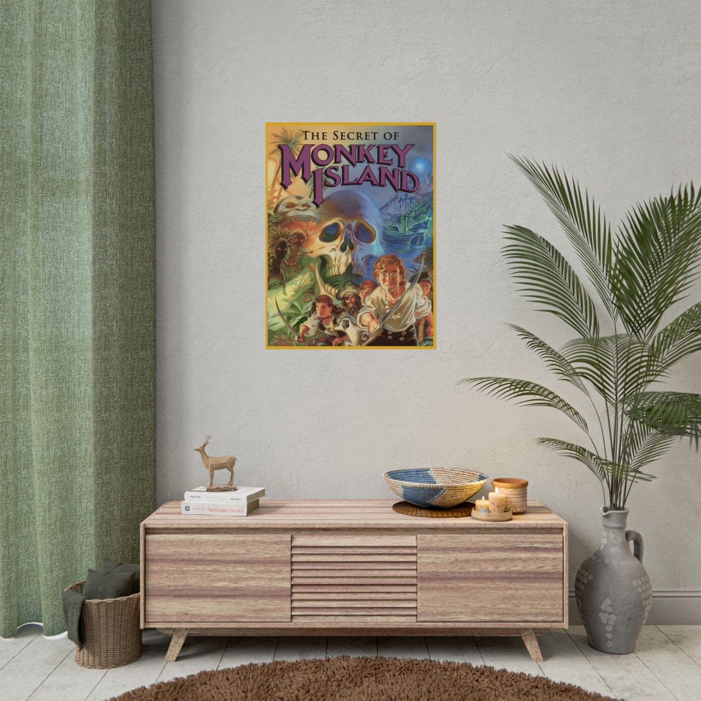 Monkey Island 1 Rolled Poster