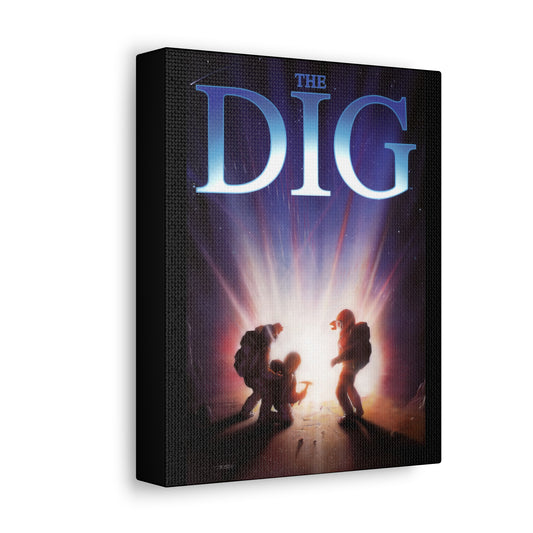 Die Dig Stretched Canvas