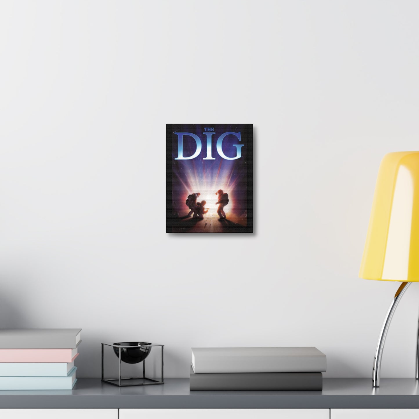 Die Dig Stretched Canvas