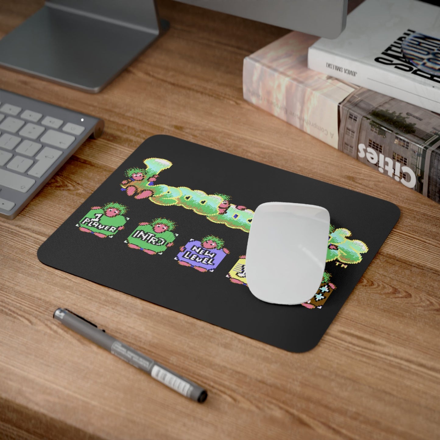 Lemmings Desk Mouse Pad Printify