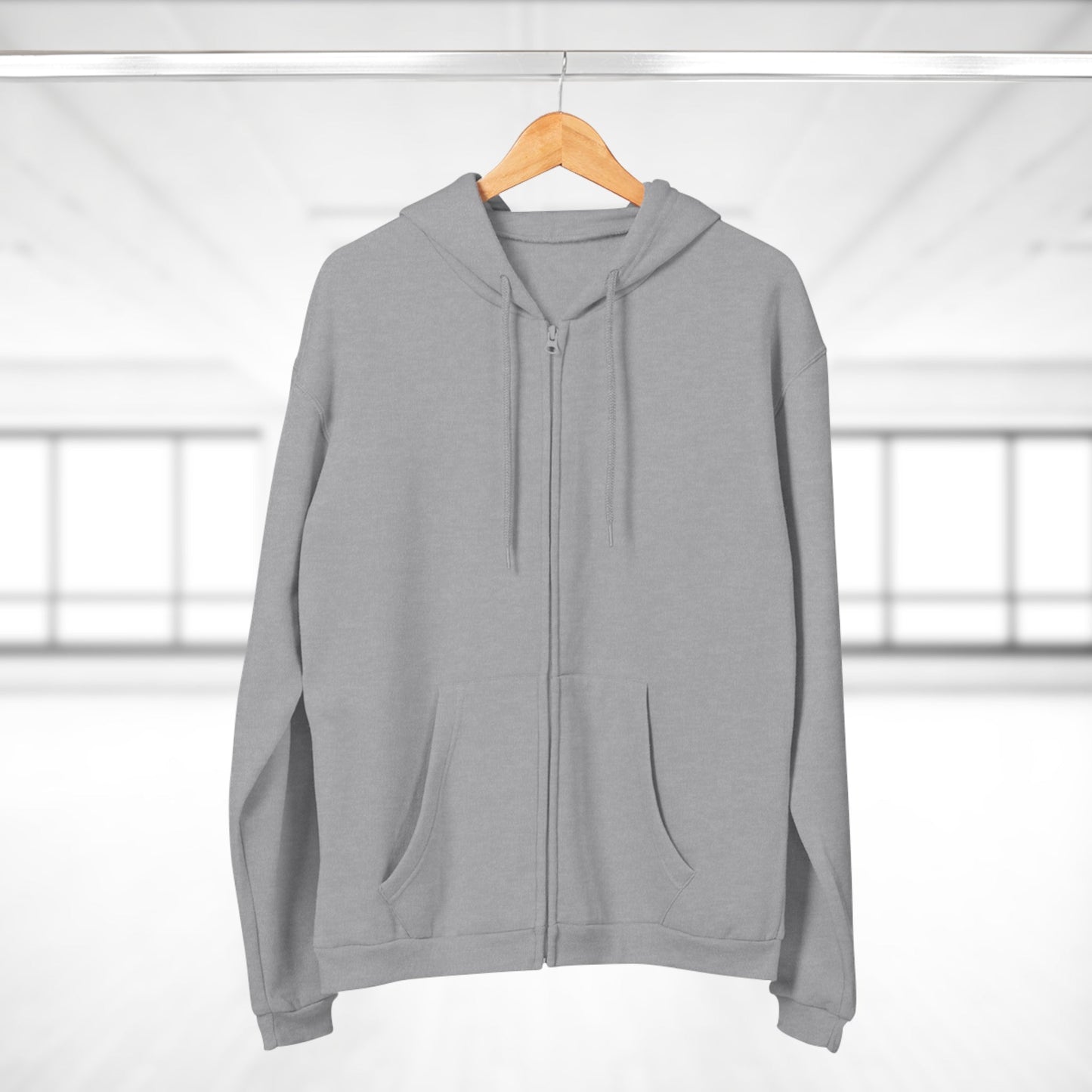 I Love 8BIT Unisex Hooded Zip Sweatshirt Printify