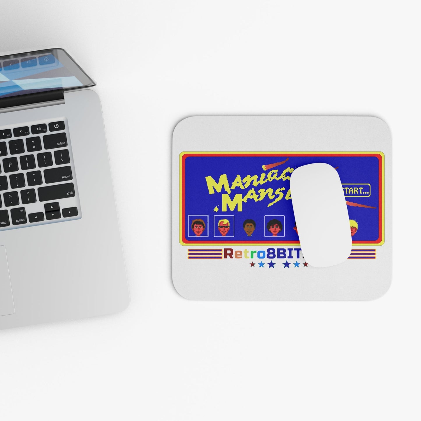 Maniac Mansion Mouse Pad (Rectangle) Printify