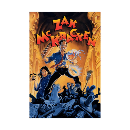 Zack McKracken Premium Matte vertikale Poster