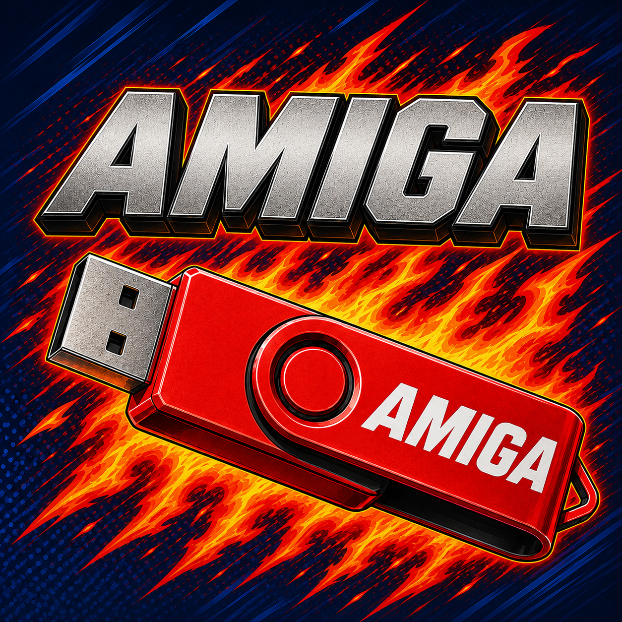 Amiga Top 100 Games and more USB Stick 32GB RetroWebShop