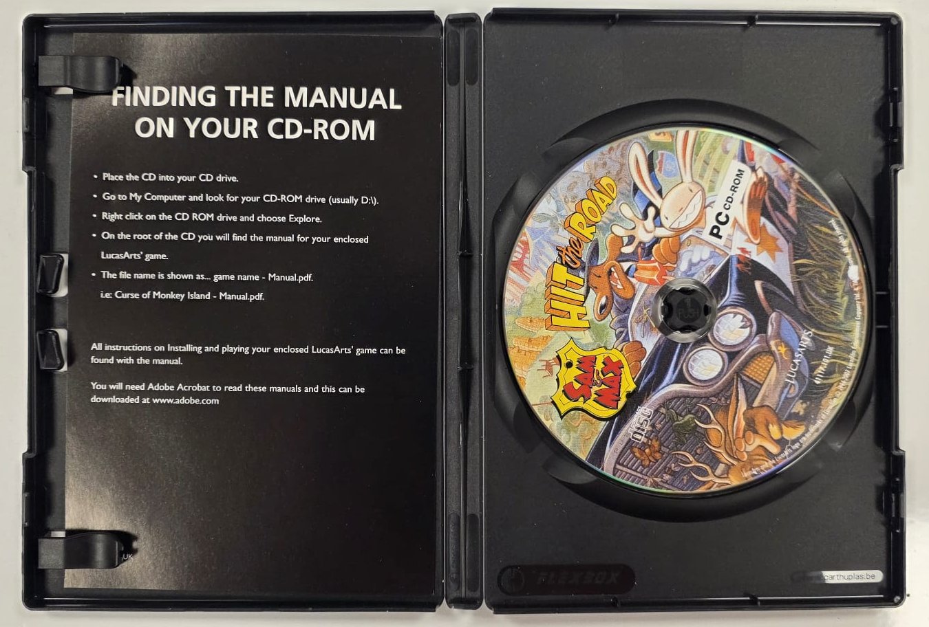 Sam & Max Hit the Road - Jewelcase PC CD