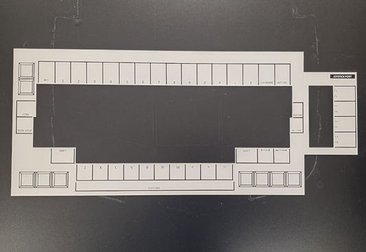 Commodore 64/128 Keyboard Overlays RetroWebShop