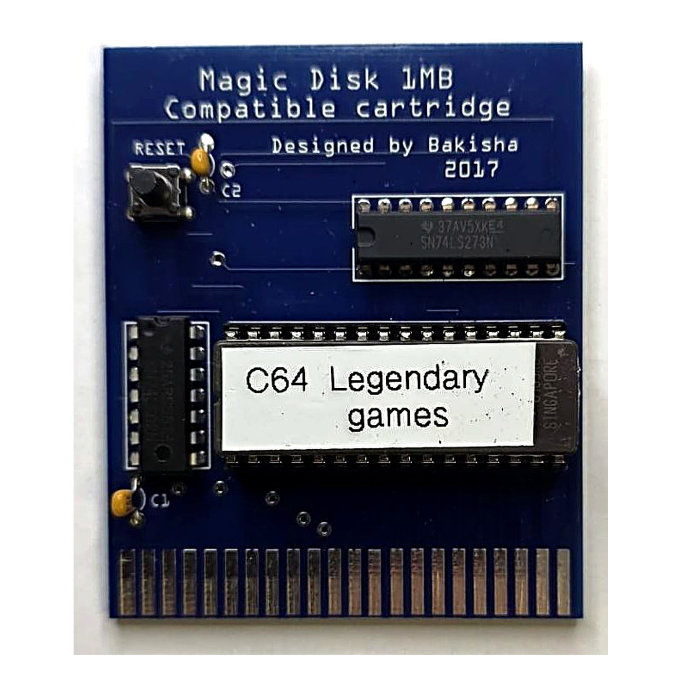 C64 Legendary Games multicart cartridge