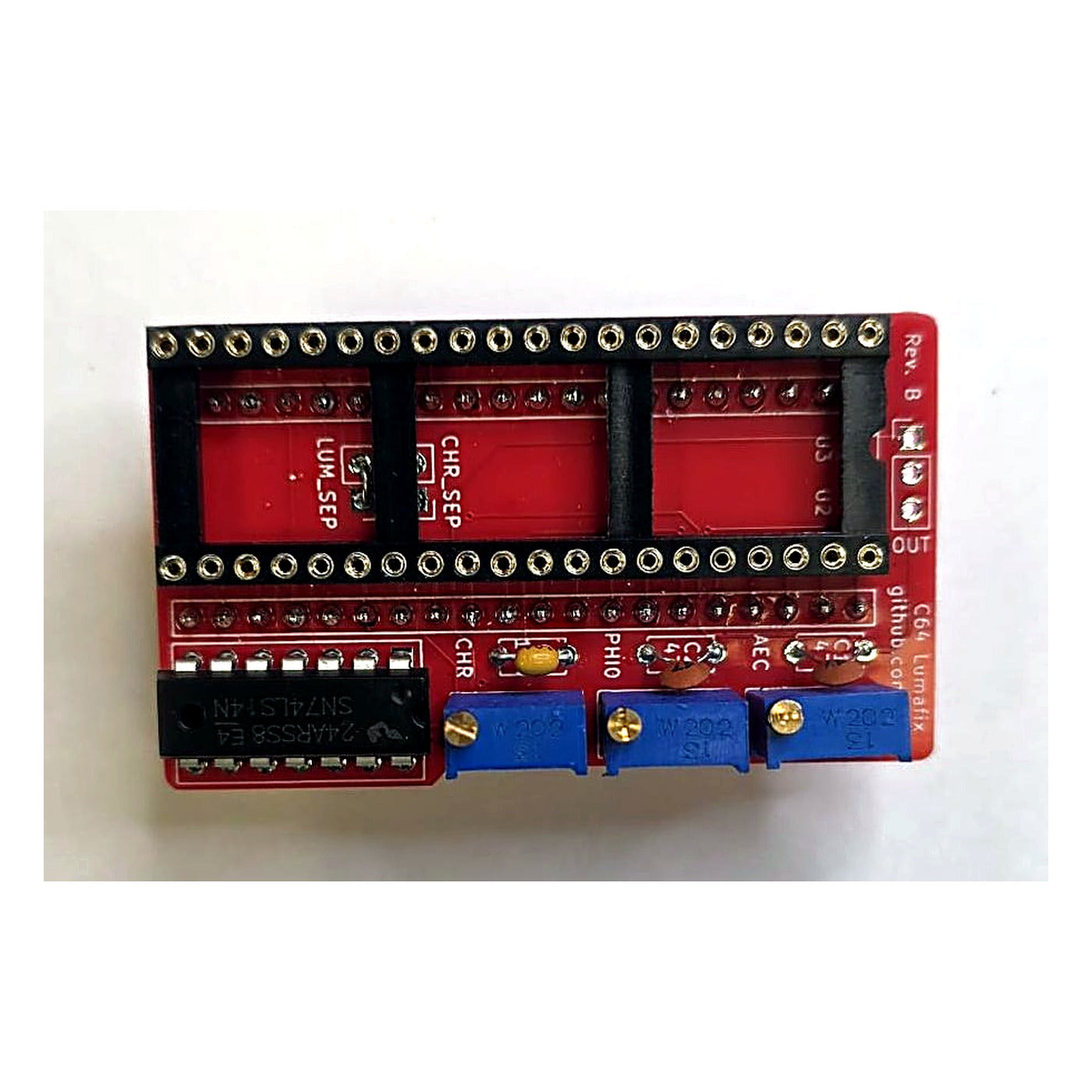 LumaFix64 video verbetering board voor Commodore 64