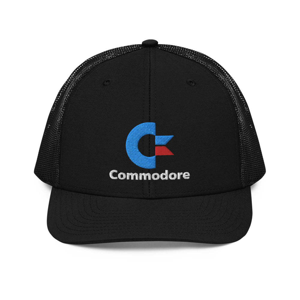 Commodore Dark Trucker Cap RetroWebShop