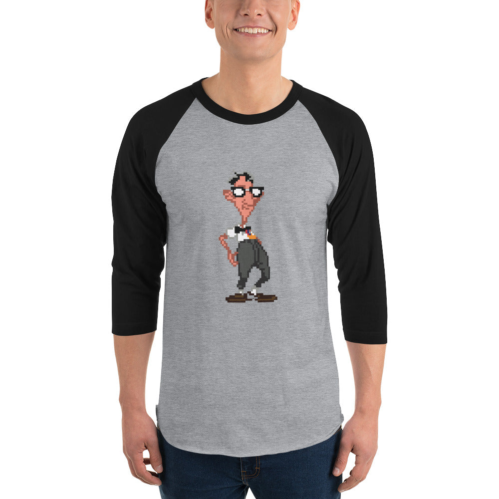 Bernard Raglan-Shirt mit 3/4-Ärmeln