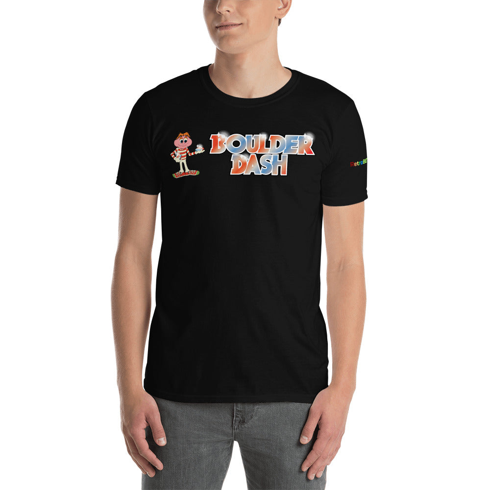 Boulder Dash Short-Sleeve Unisex T-Shirt RetroWebShop
