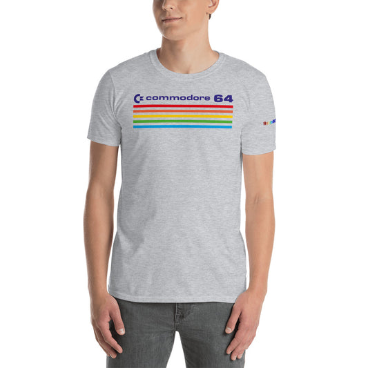 Commodore 64 Unisex T-shirt met korte mouwen