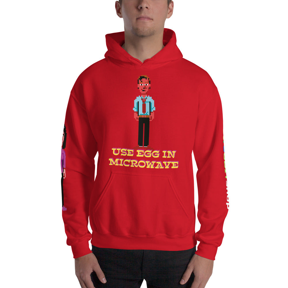 Egg in Microwave Unisex Hoodie RetroWebShop
