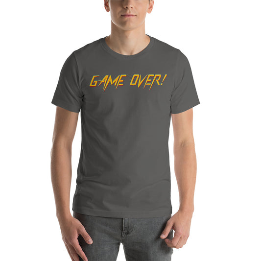Game Over! Unisex T-shirt met korte mouwen