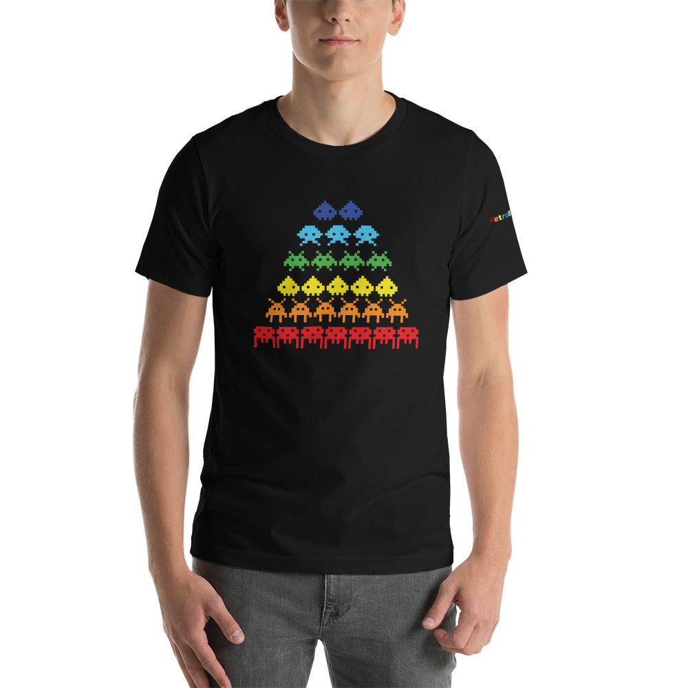 Retro Invaders Short-Sleeve Unisex T-Shirt RetroWebShop