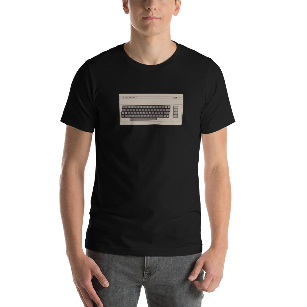 Commodore 64 unisex T-shirt met korte mouwen
