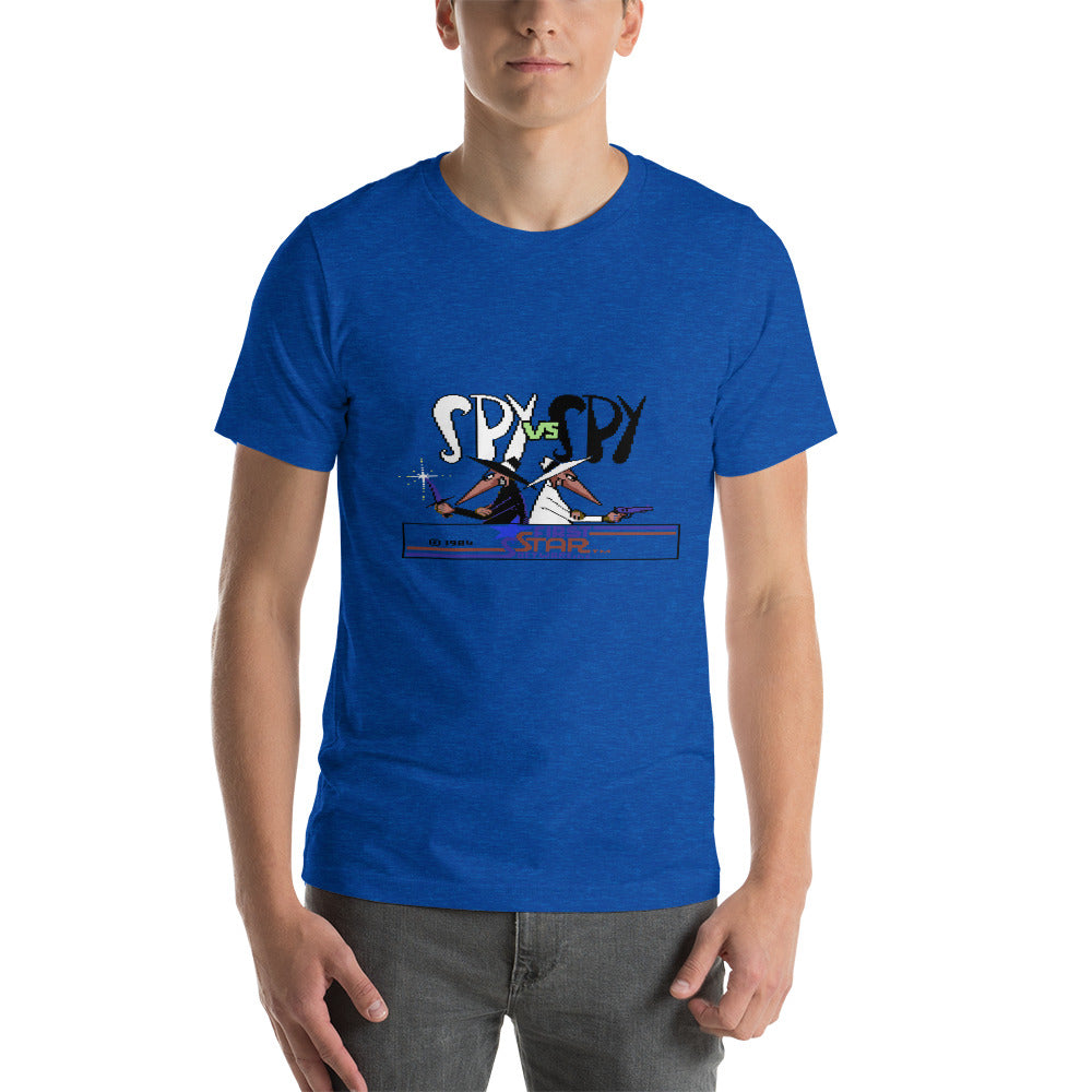 Spy vs Spy White Faction Short-Sleeve Unisex T-Shirt RetroWebShop