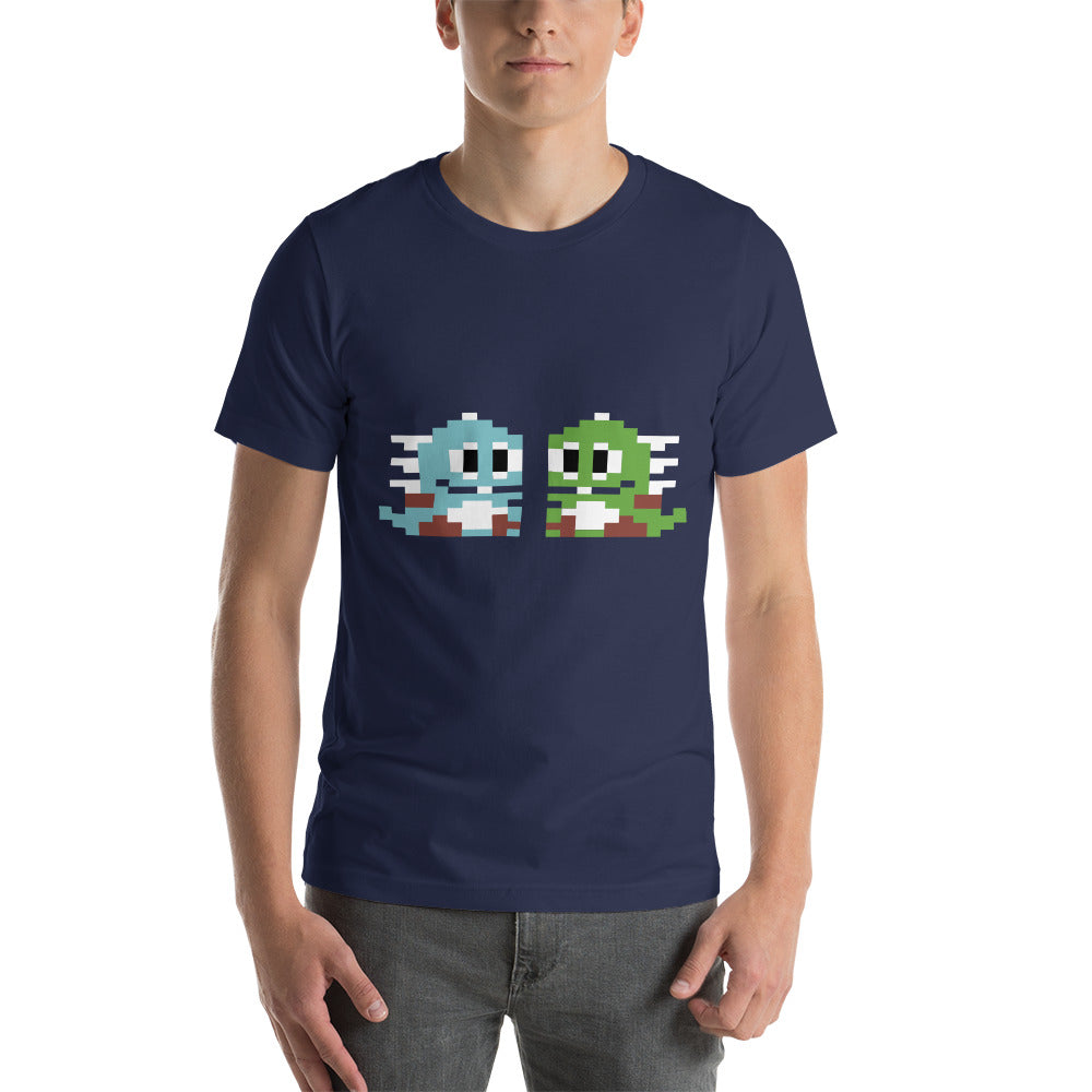Bubble Bobble Kurzarm-Unisex-T-Shirt