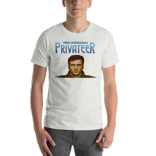 Wing Commander Privateer Front Kurzarm Unisex T-Shirt