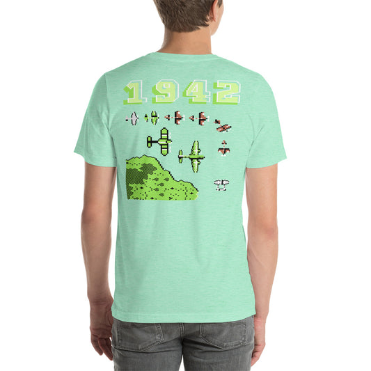 1942 Pacific Rückenaufdruck Kurzärmeliges Unisex T-Shirt