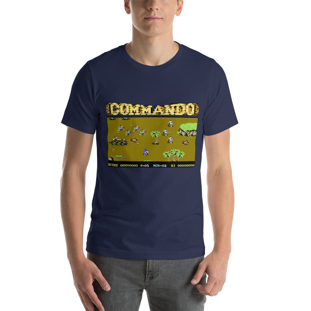 Commando Short-Sleeve Unisex T-Shirt RetroWebShop