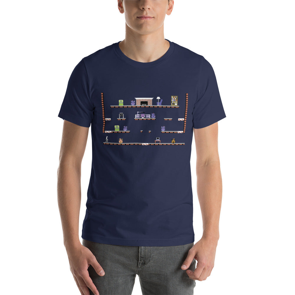 Impossible Mission Front and Back Short-Sleeve Unisex T-Shirt RetroWebShop
