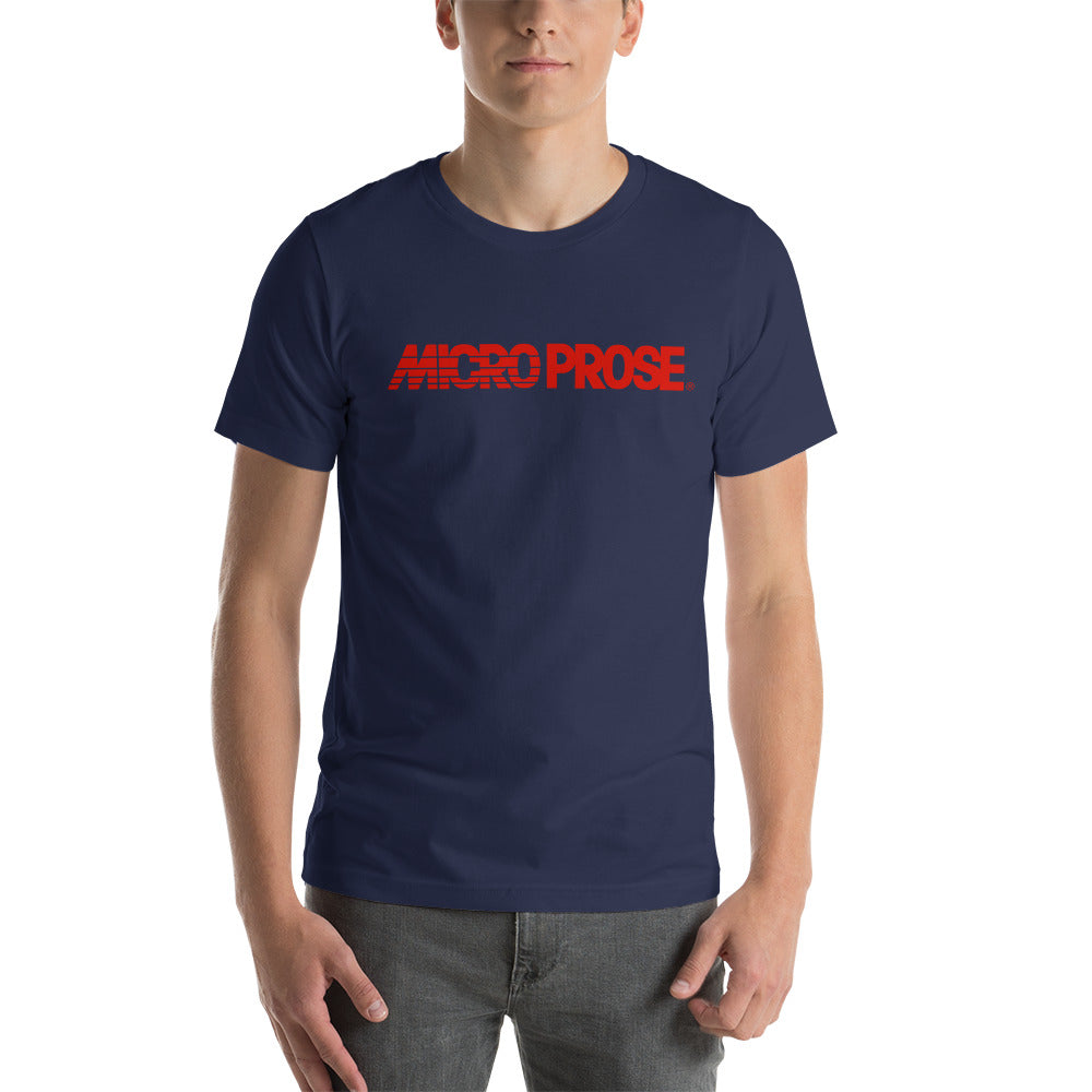 MicroProse Unisex T-shirt met korte mouwen