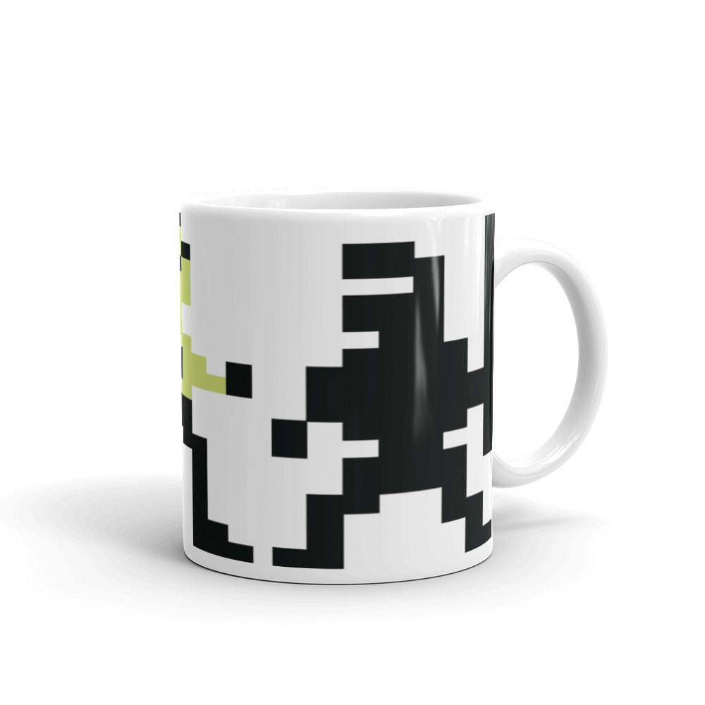Bruce Lee White glossy mug