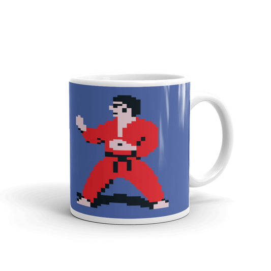 International Karate Weiß glänzende Tasse