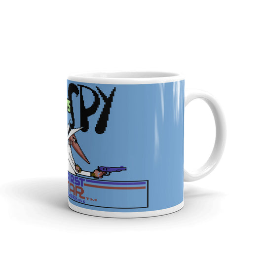 Spy vs Spy Weiß glänzende Tasse