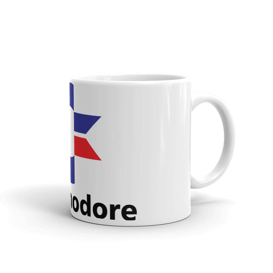 Commodore Weiß glänzende Tasse