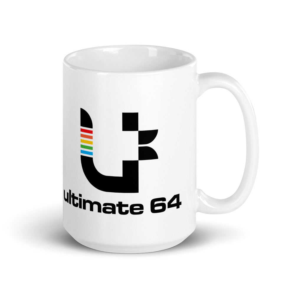 Ultimate 64 Weiß glänzende Tasse