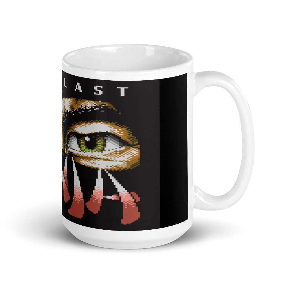 The Last Ninja White glossy mug RetroWebShop