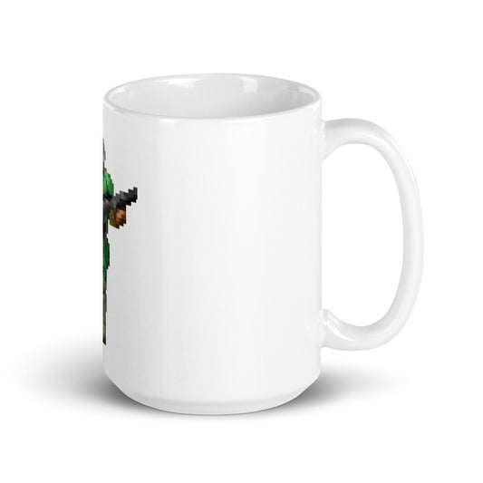 Doom Weiß glänzende Tasse