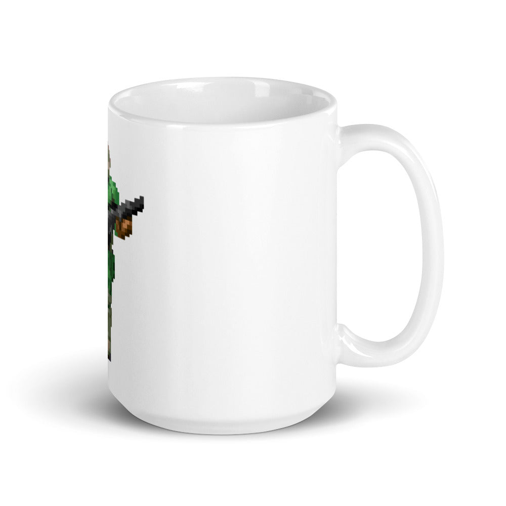 Doom White glossy mug RetroWebShop