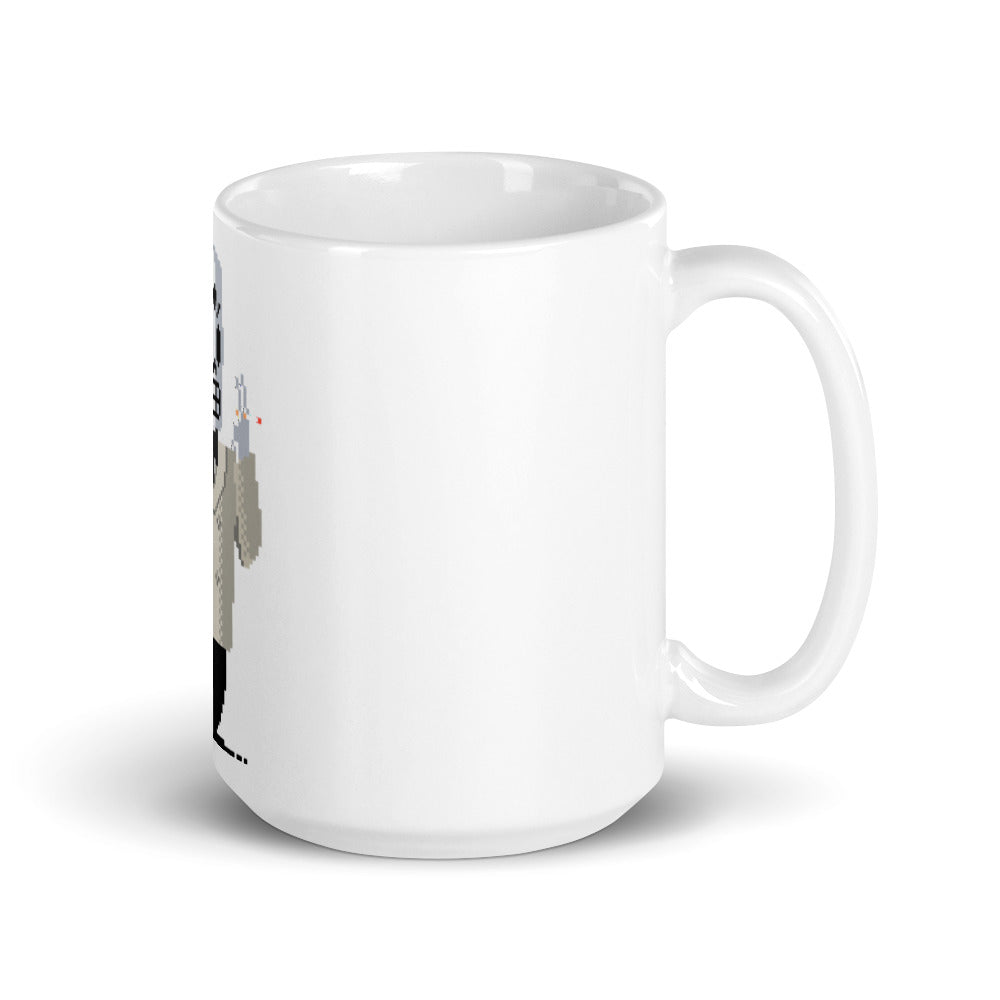 Grim Fandango Weiß glänzende Tasse