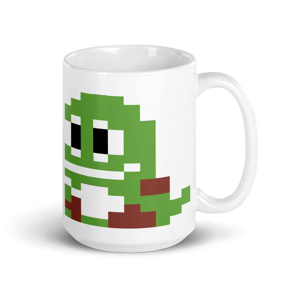 Bubble Bobble White glossy mug RetroWebShop
